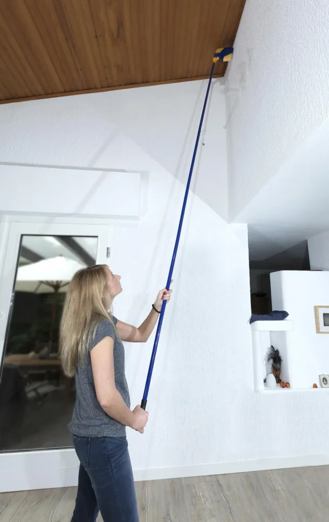 Teleskop Besen - Ideal zur Dachrinnenreinigung