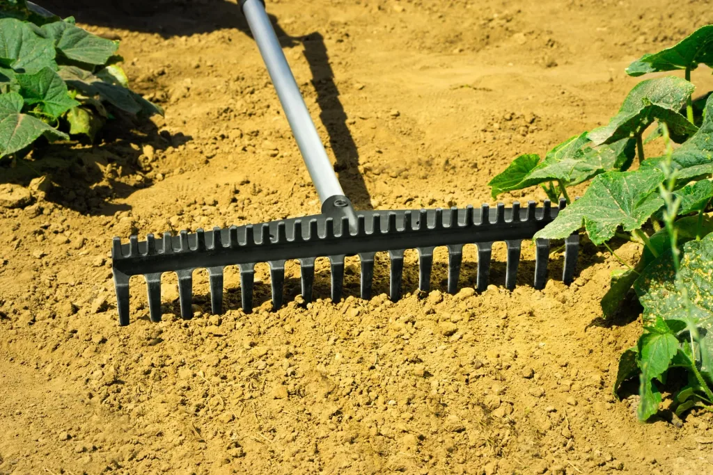 2 in 1 Gartenharke XXL (Griff nicht enthalten)