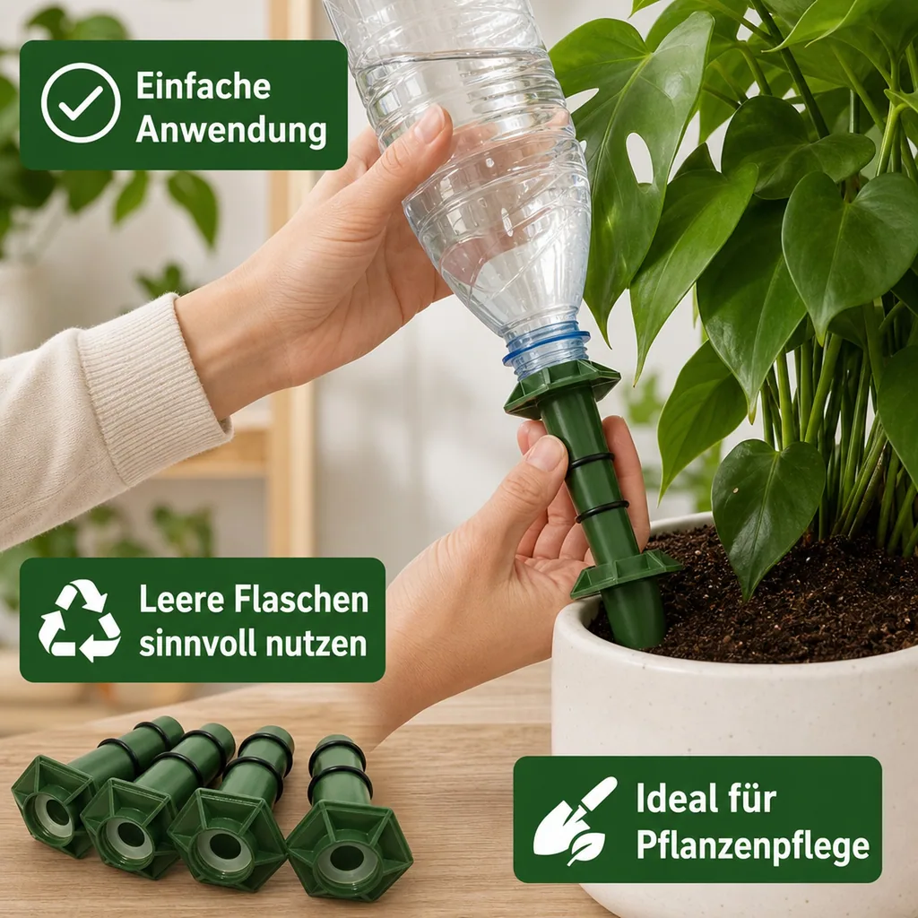 Adapter für PET Flaschen für Hydro Wine - 4er Set