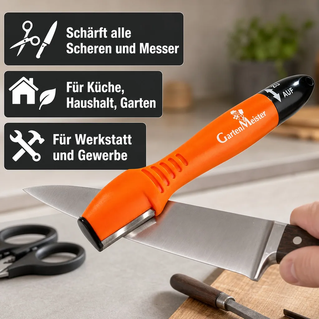 Multi Schärfer für Scheren und Messer