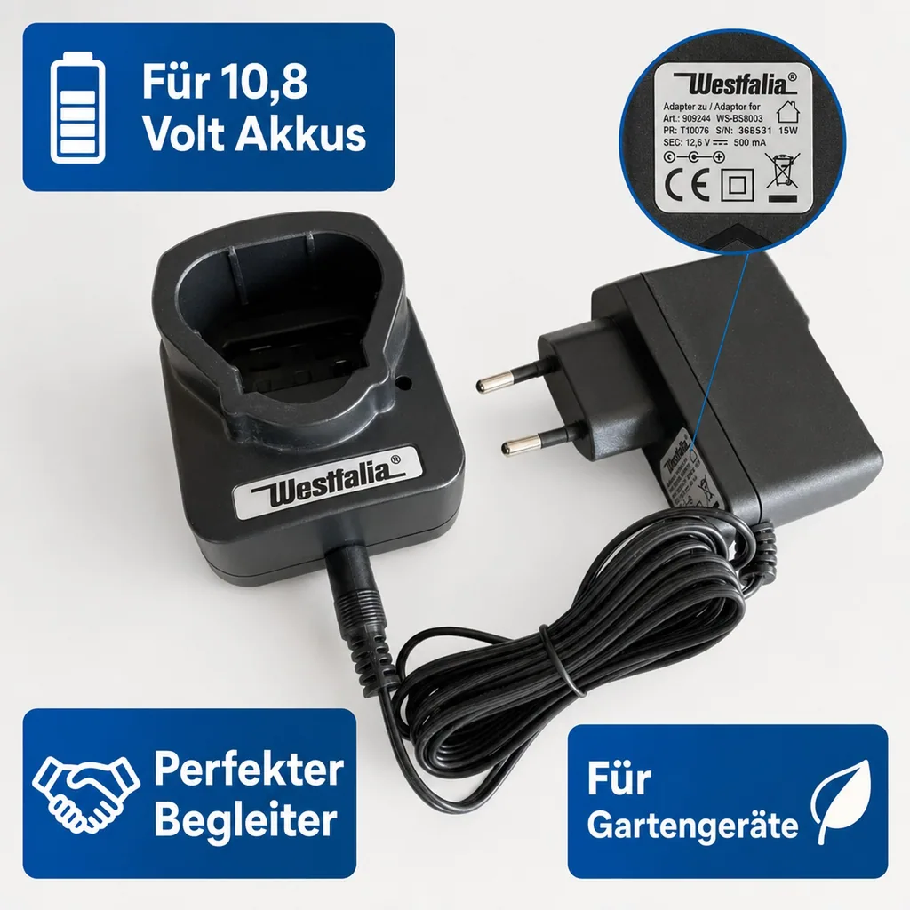 Ladegerät 10,8 Volt