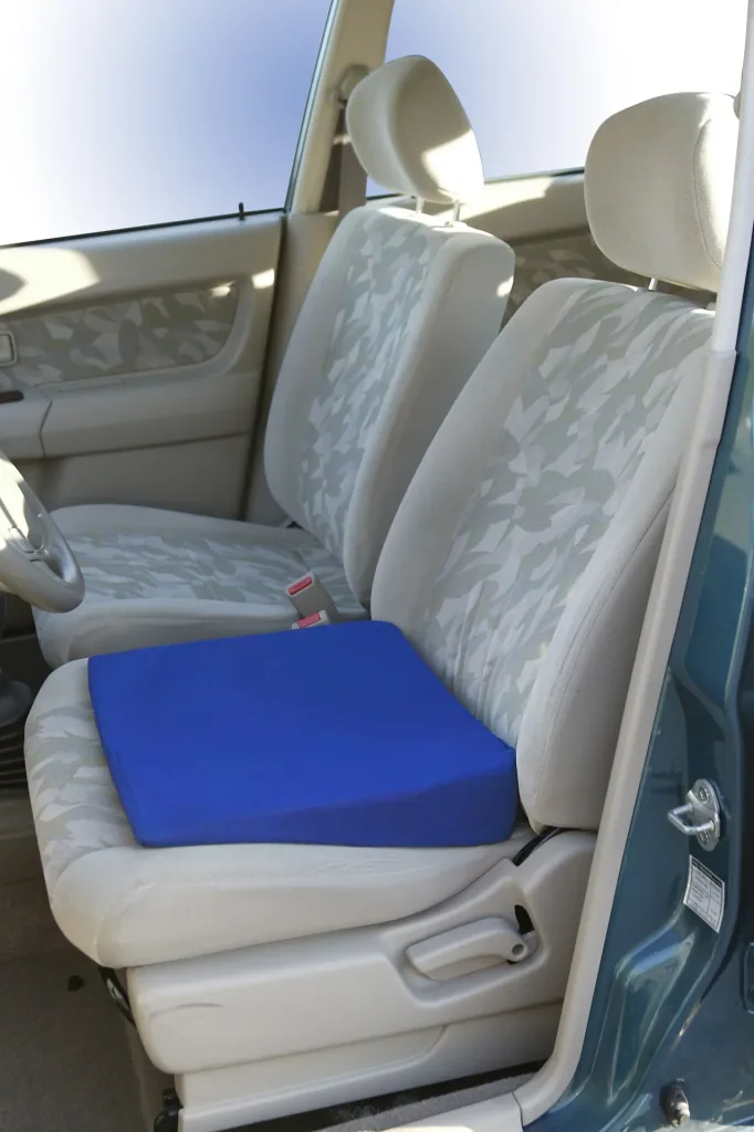 Auto-Sitzkissen Keil mit Bezug, blau