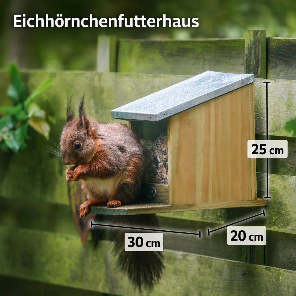 Eichhörnchenfutterhaus