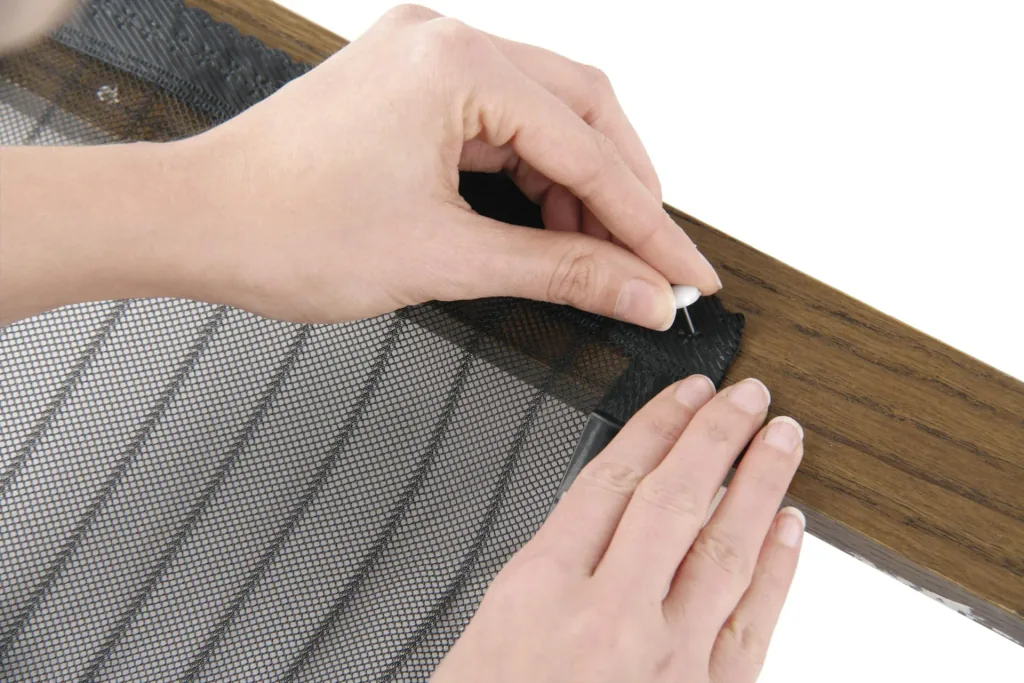 Moskitonetz Magic Klick 90 x 210 cm  für Türen, schwarz mit Magnetverschluss