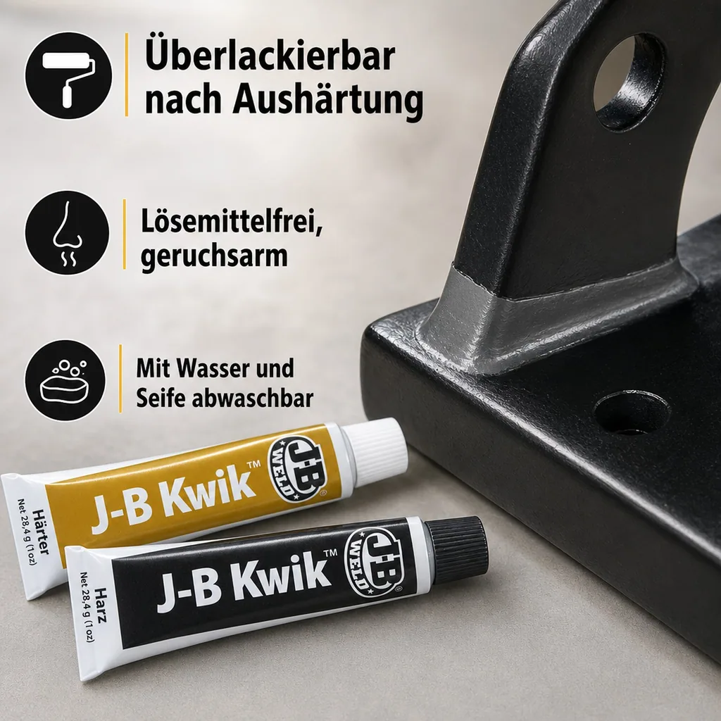 Kleber, schnell härtend, Temperaturbeständig bis 150 Grad