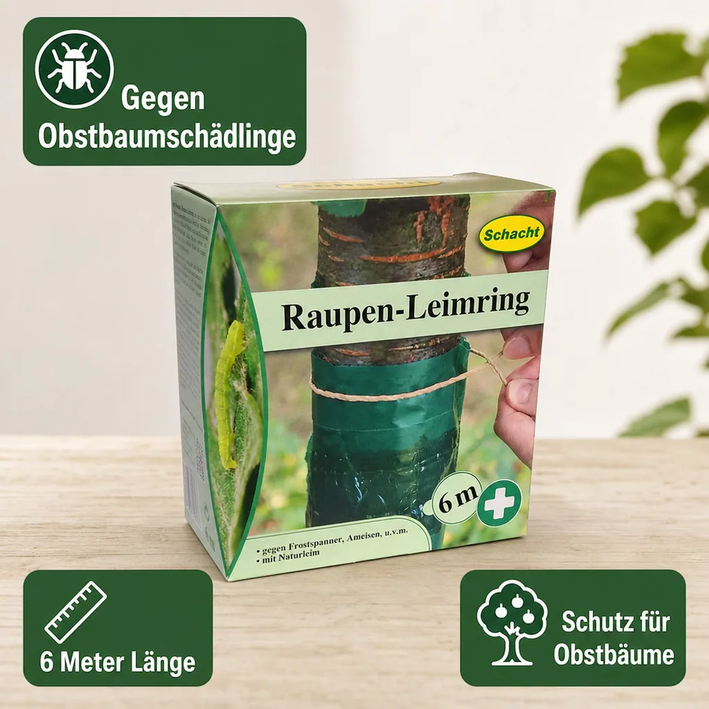 Leimring Rekord 6 m - gegen Raupen