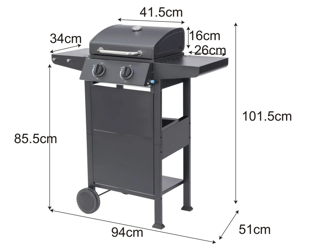 Gasgrill "San Jose" 2 Brenner