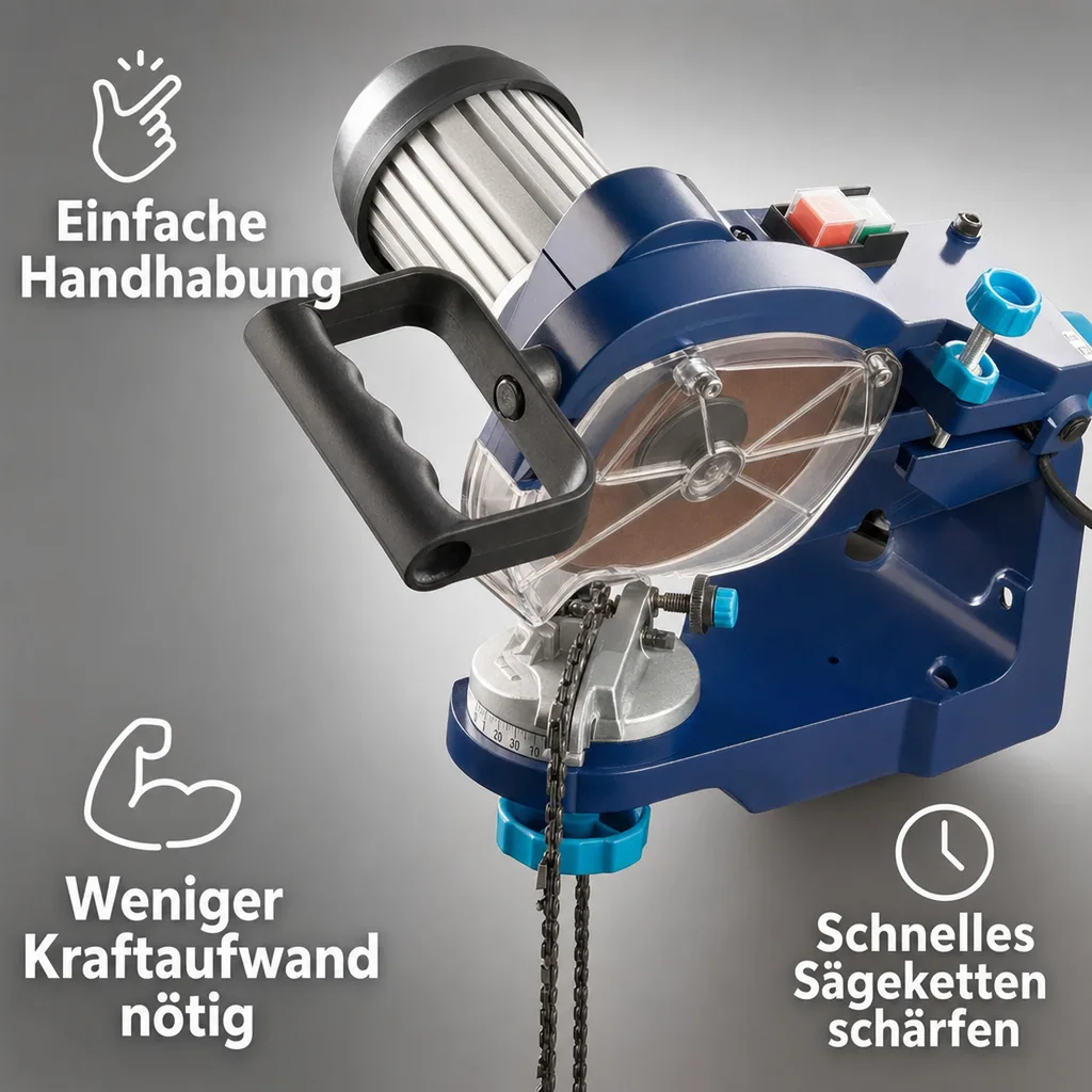 Schärfgerät für Sägeketten, 235 Watt