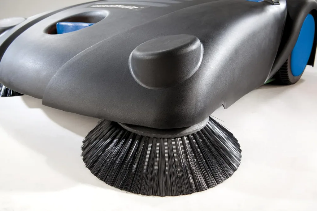 Kehrmaschine, 70 cm Arbeitsbreite, 14 Liter Schmutzbehälter