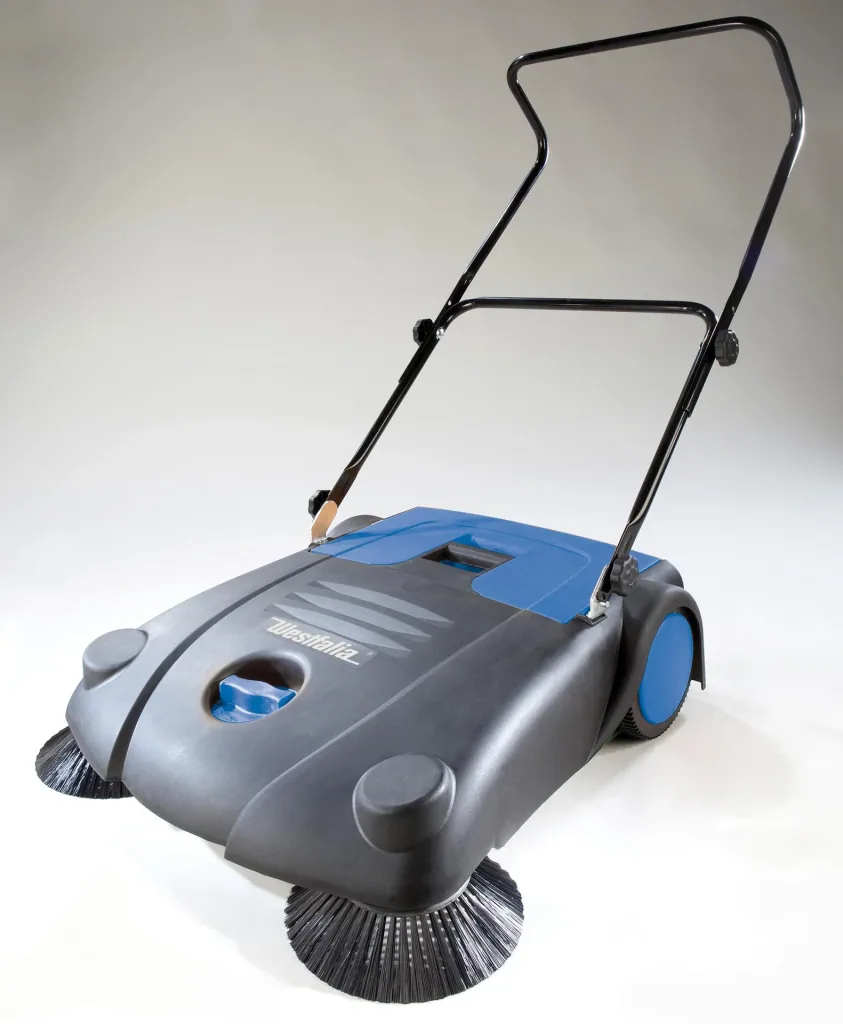 Kehrmaschine, 70 cm Arbeitsbreite, 14 Liter Schmutzbehälter