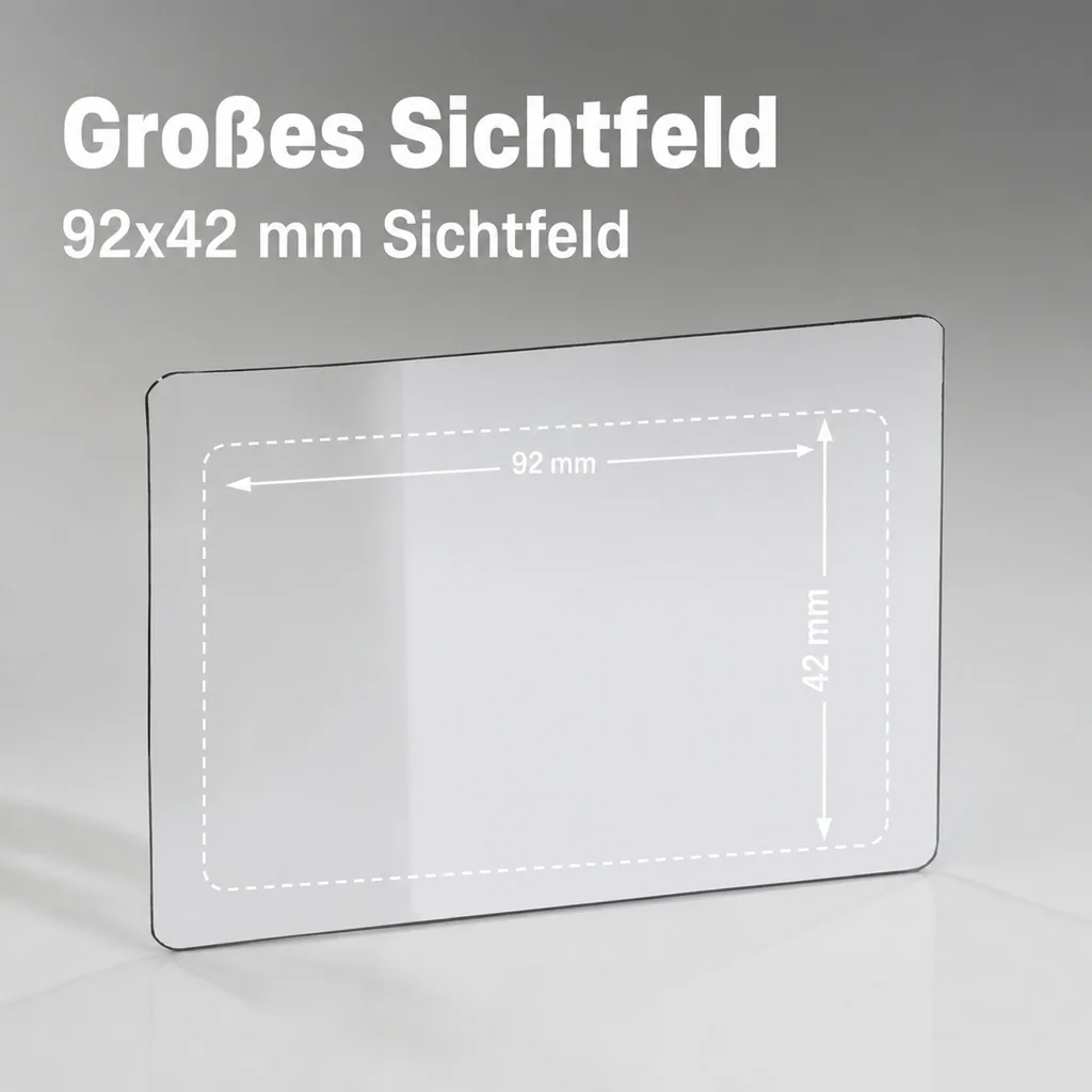 Äußere Vorsatzscheibe zu Automatik Schweißhelm Nr. 96 30 43