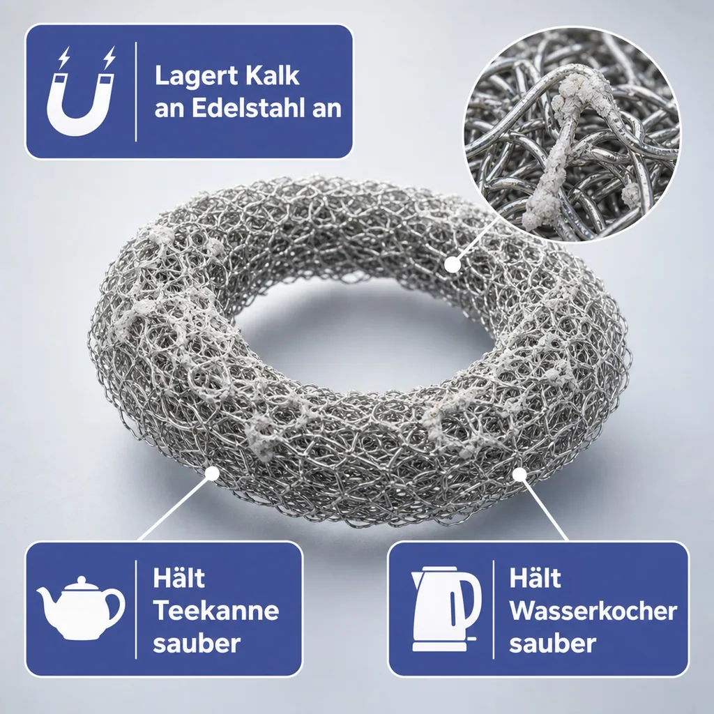 Kalkfänger HEXI, Edelstahl