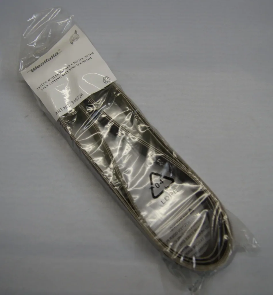 3 Stück Schleifbänder K 100/ 25 x 760 mm