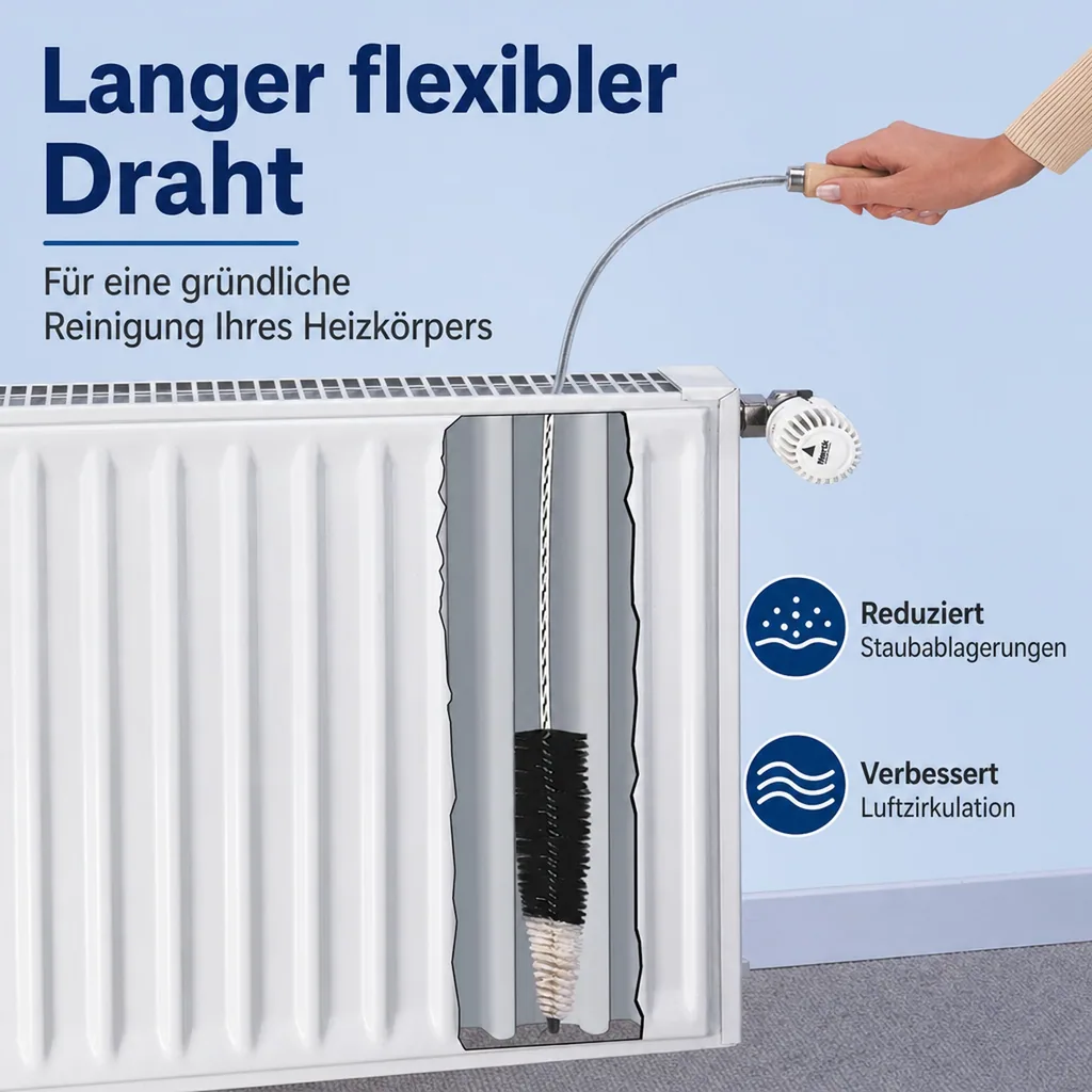 Flachheizkörperbürste SUPERFLEX