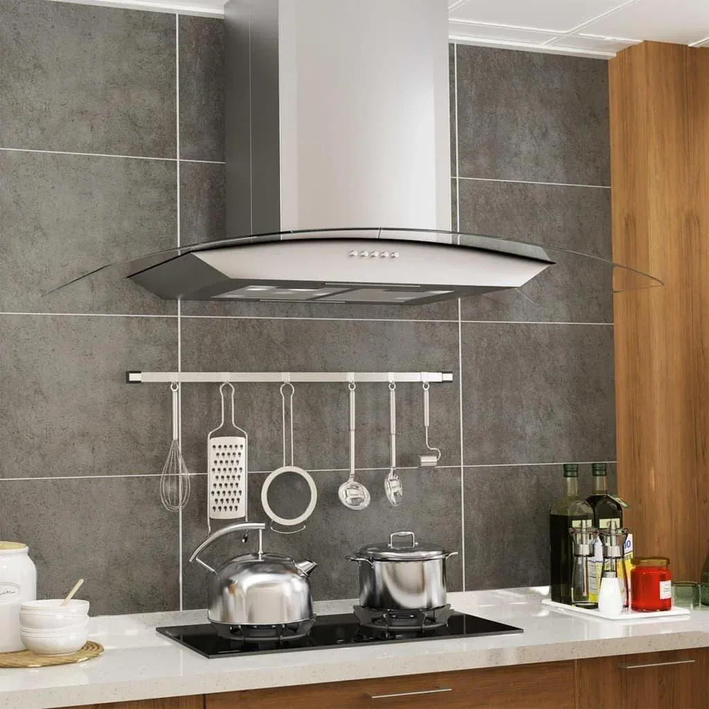 Wandhaube 756 m³/h LED 90 cm Edelstahl