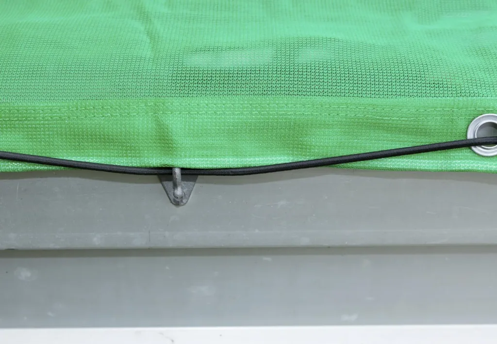 Container-Bändchengewebe mit Gummiseil, 220 g/m², 3,5 x 2,5 m