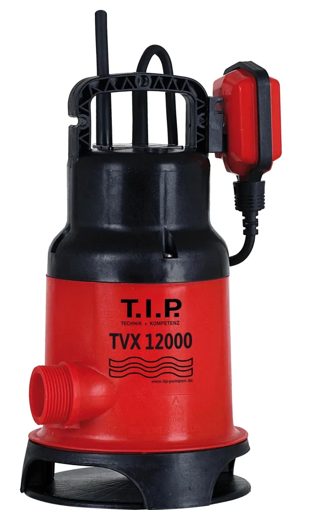 Schmutzwasser Tauchpumpe TVX 12000, bis 10.800 l/h Fördermenge