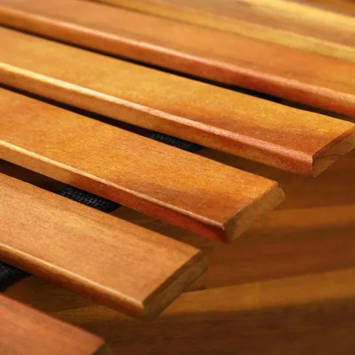 Ergonomische bequeme Schaukelliege für den Garten - Akazienholz FSC zertifiziert - 2 Stück - 150x60x93cm