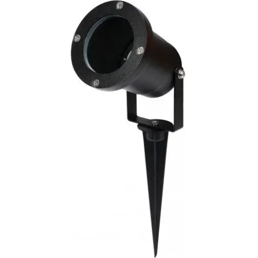 Gartenscheinwerfer GU10 - 4 Stück - IP54 - Schwarz - 35W - Drehbarer Kopf