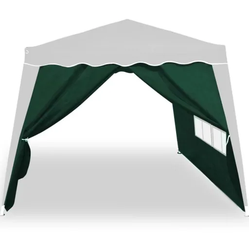 2x Seitenwand Faltpavillon Capri grün 3x3m
