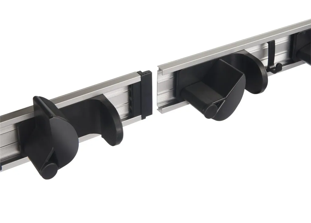 Gerätehalterschiene, Gerätehalter, Aluminium, 60 cm