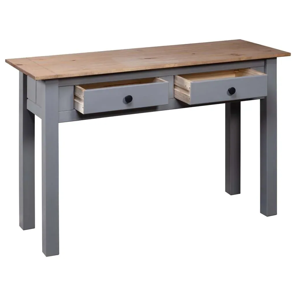 Wandtisch Panama Range 110x40x72 cm Kiefer massiv grau