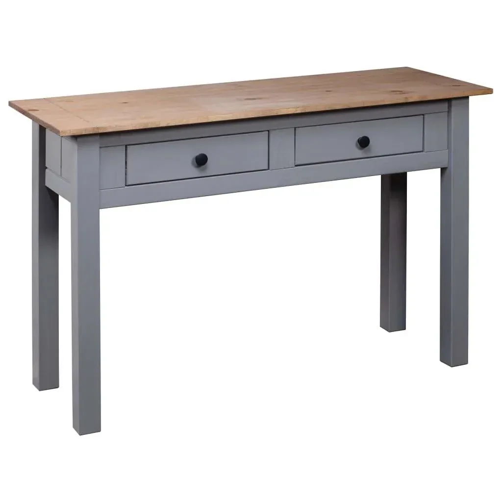 Wandtisch Panama Range 110x40x72 cm Kiefer massiv grau