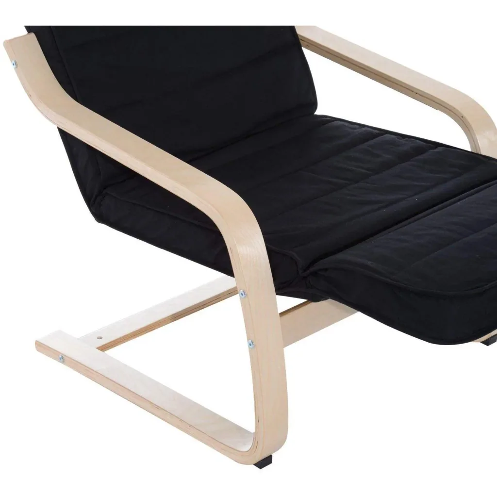 Relaxsessel Relaxstuhl Sessel Auflage Schwarz