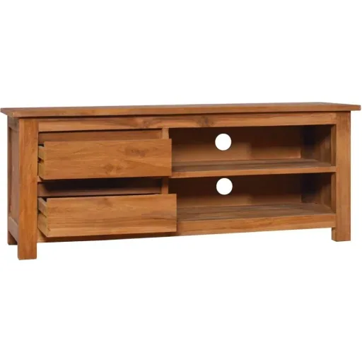 TV-Schrank 100x30x40 cm massiv Teak