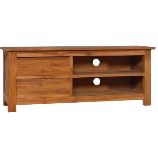 TV-Schrank 100x30x40 cm massiv Teak