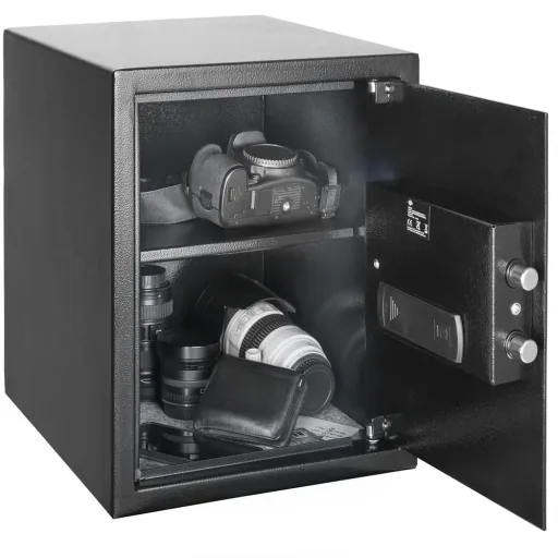 Elektrischer Dokumentensafe 35 x 40 x 40cm schwarz