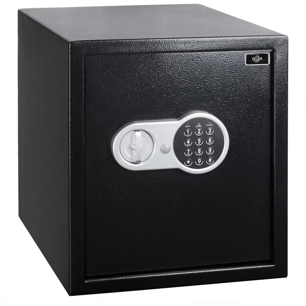 Elektrischer Dokumentensafe 35 x 40 x 40cm schwarz