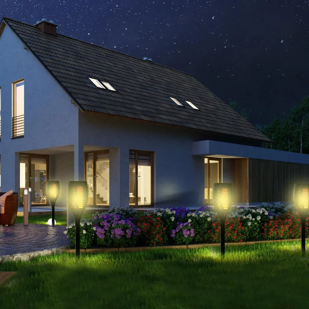 Solarleuchte im 4er-Set