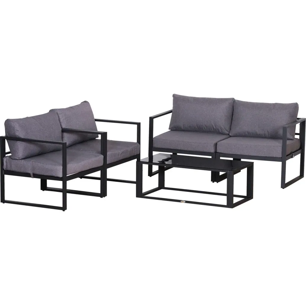 Gartenmöbel-Set 4-teilig