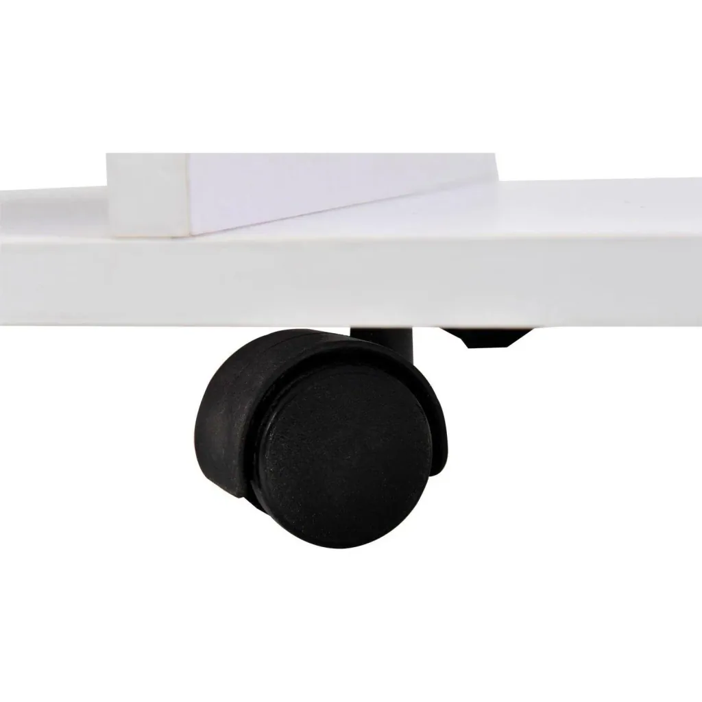 Fernsehtisch Lowboard TV mit Rollen weiß