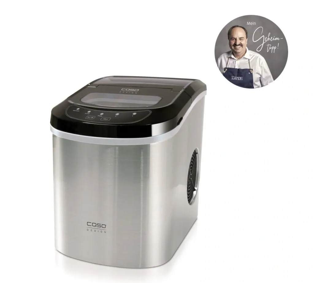 Eiswürfelmaschine IceMaster Pro Edelstahl - 2,2 Liter - 90 Watt