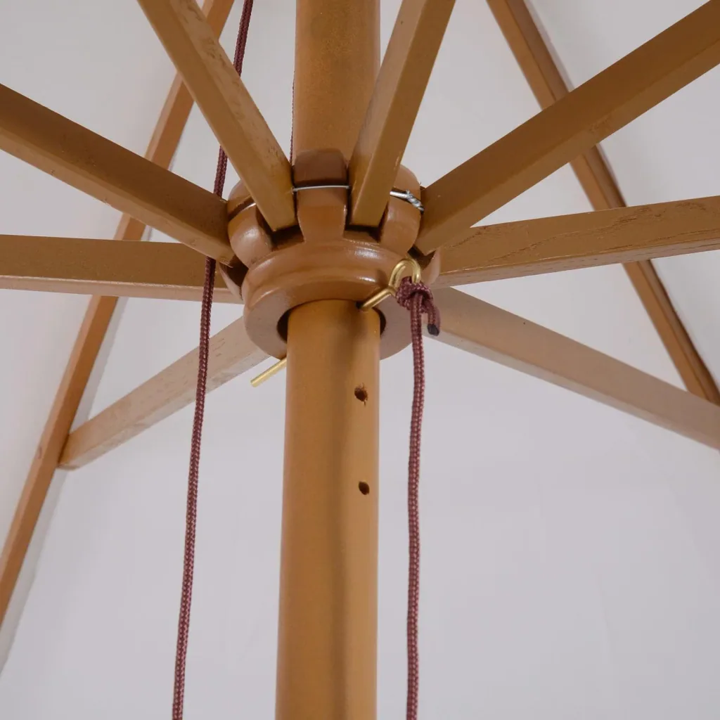 Sonnenschirm Holzschirm Balkonschirm 3 m