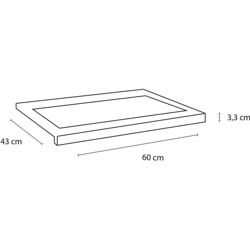 Concept Waschbecken Polybeton 60cm schwartz