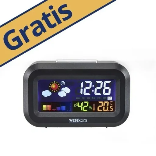 10in1 Wetterstation mit Multicolor LCD Display