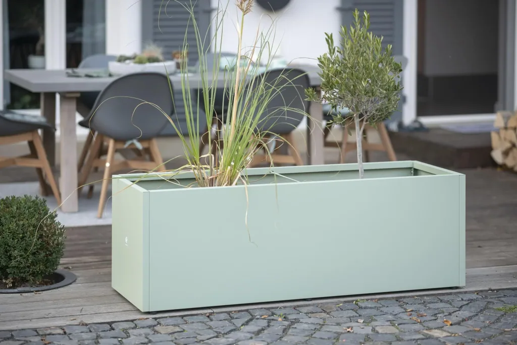 Pflanzkasten 150 x 50 x 50 kaktusgrün