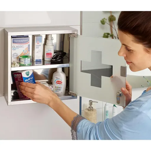 Medizinschrank Erste Hilfe inkl. Schlüssel klein