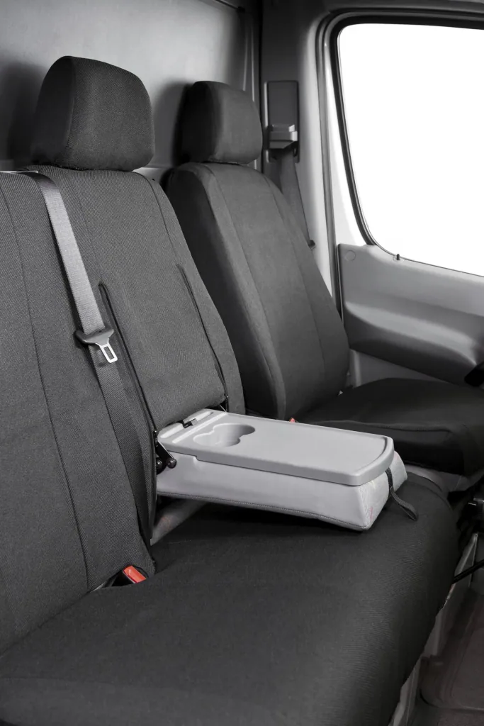 Passform Sitzbezüge Ford Transit für Einzelsitz und Doppelbank vorne aus Stoff ab BJ 08/2000 bis 04/2014