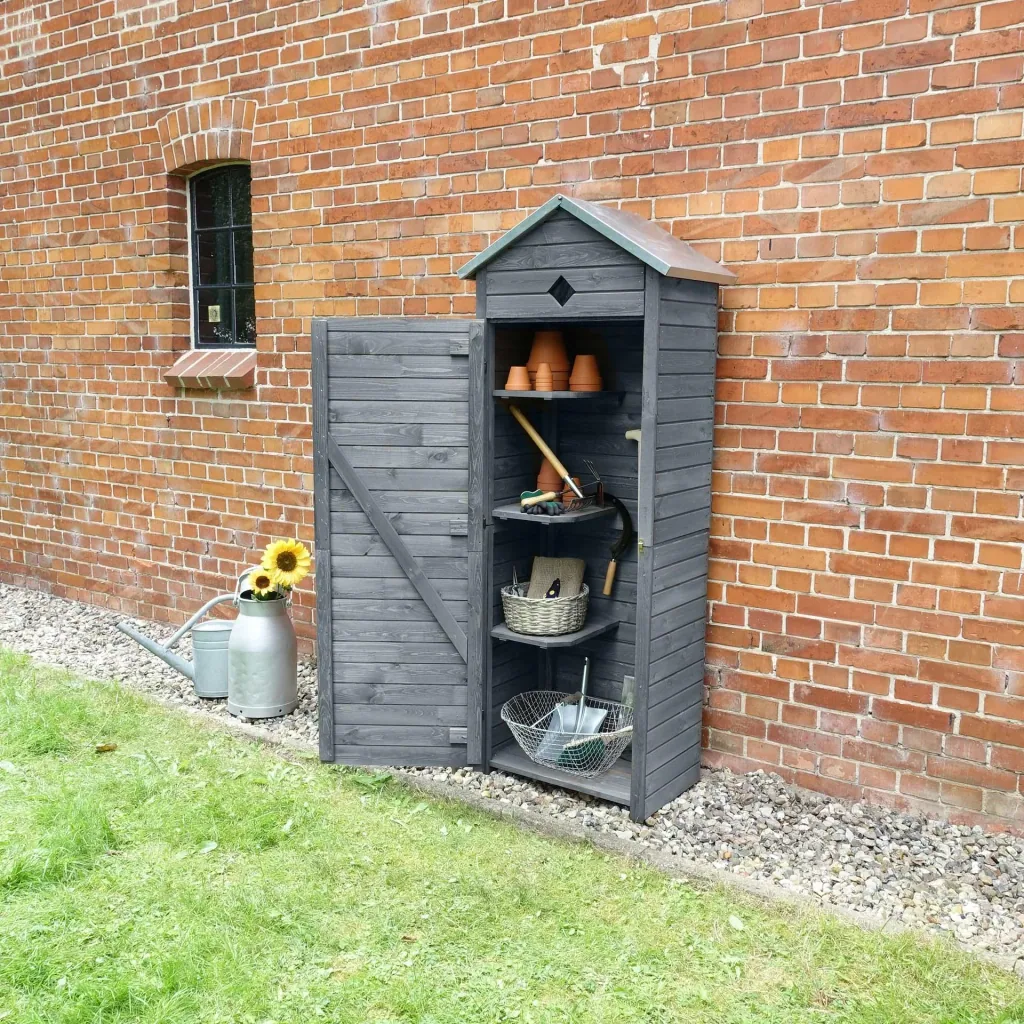 Gartenschrank Babylon, grau