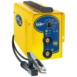 Schweißinverter/Schweißgerät mit Schweißhelm und Elektroden - GYSMI 160P - 10-160A