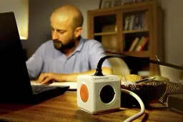 Powercube Extended Steckdosenwürfel mit 4 Steckdosen