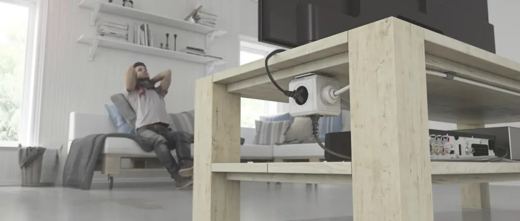Powercube Extended Steckdosenwürfel mit 4 Steckdosen