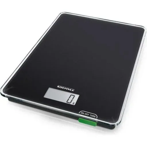 Küchenwaage / Waage für die Küche - Kompakt - Schwarz - bis zu 5 kg