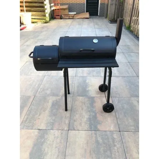 BBQ Grill - Smoker schwarz mit Thermostat