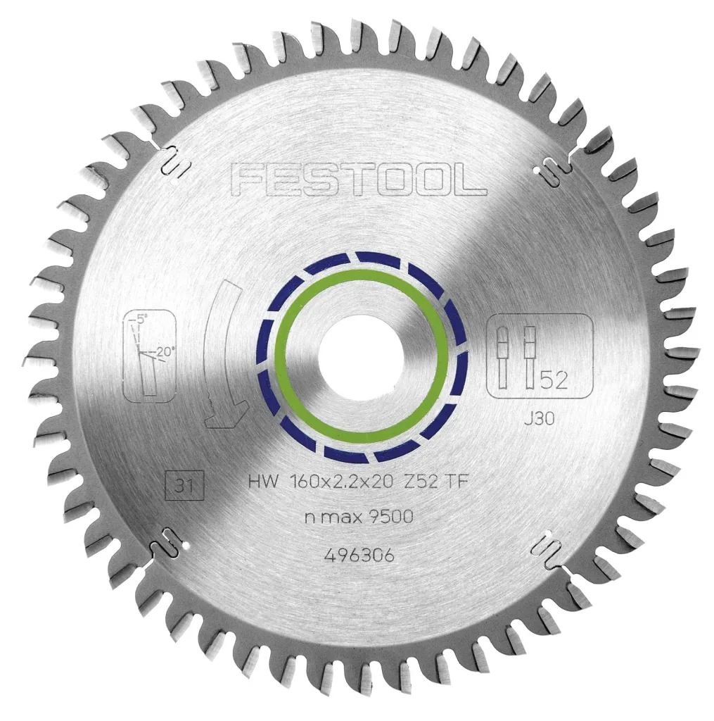 Spezial-Sägeblatt HW 160 x 2,2 x 20 TF52