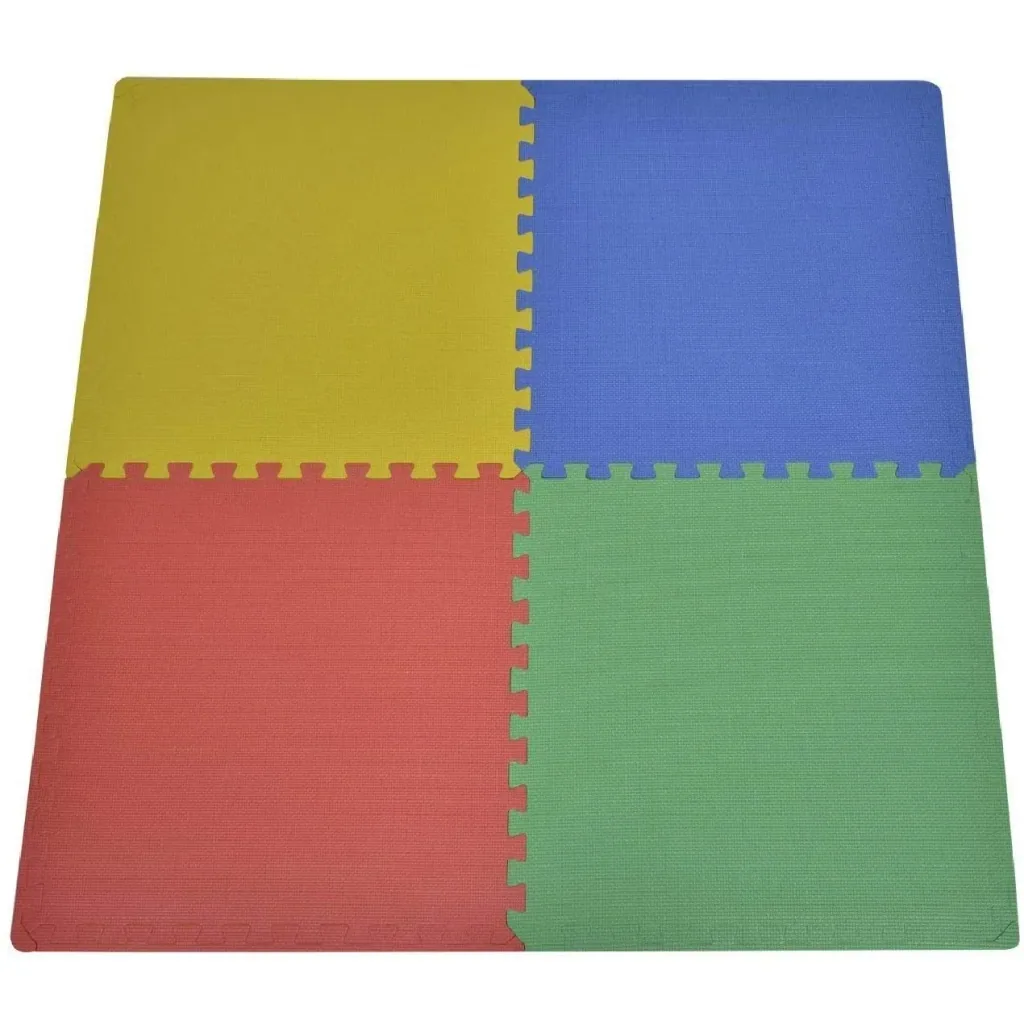 Puzzlematte Spielmatte Schutzmatte Set EVA 8 tlg bunt